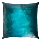 Pacific Ombre Velvet Pillow By Kevin O'Brien Studio