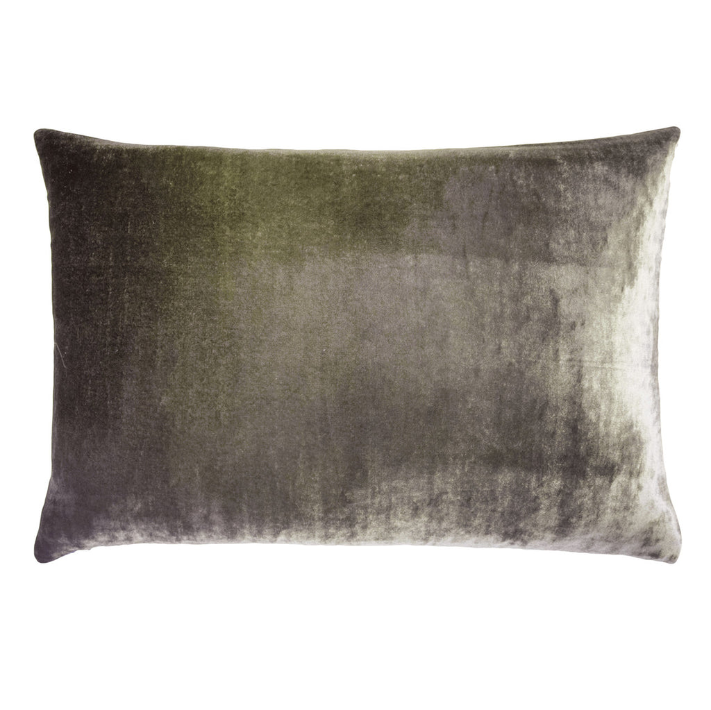 Oregano Ombre Velvet Pillow By Kevin O'Brien Studio