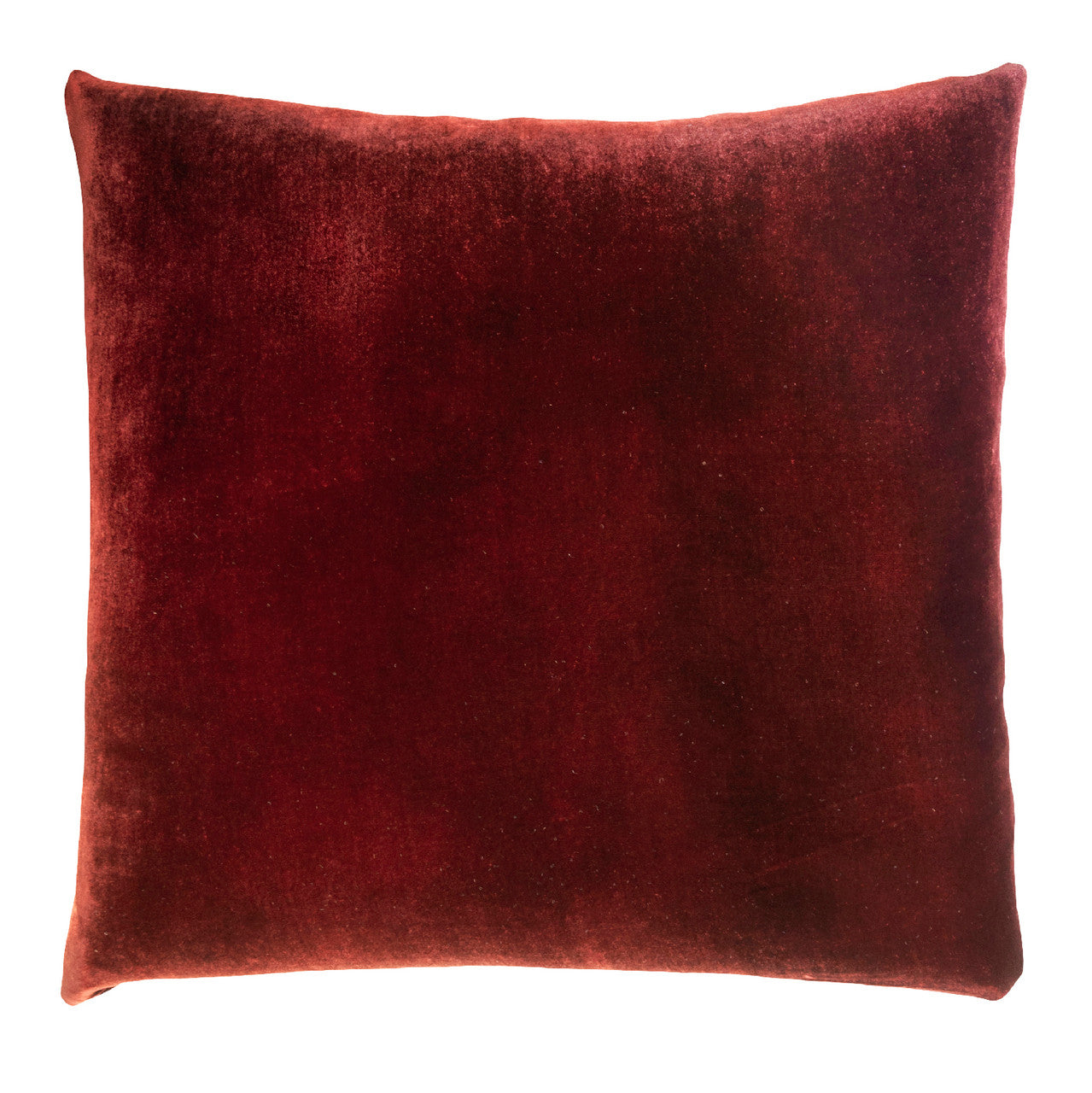 Paprika Ombre Velvet Pillow By Kevin O'Brien Studio