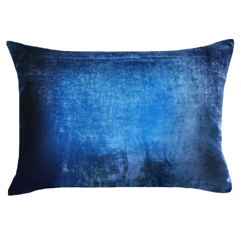 Midnight Ombre Velvet Pillow By Kevin O'Brien Studio
