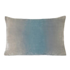 Robin's Egg Ombre Velvet Pillow By Kevin O'Brien Studio