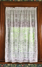 Oak and Acorn Lace Curtain Panel