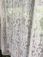 Oak and Acorn Lace Curtain Panel