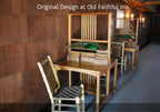 Limbert Double Pedestal Lamp with Old Faithful Inn Shade