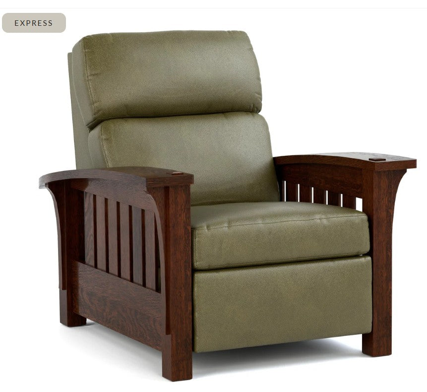 Stickley Bow Arm Morris Power Promo Recliner