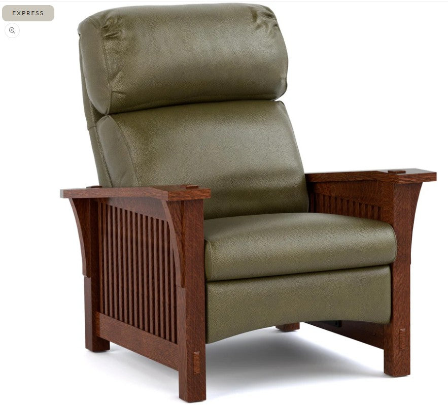 Stickley Spindle Morris Manual Bustle Back Promo Recliner Chair