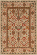 Craftsman Palmette Trellis Pearl Rug