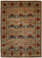 ak Park Gold Hand-Knotted Wool Rug PC-7B – 8x10 Room View