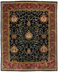 Black Tree Hand Knotted Wool Area Rug PC-37A – 8x10 Flat Shot