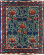McMurdoch Hand Knotted Wool Area Rug PC-38B – 8x10 Flat Shot