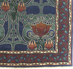 McMurdoch Hand Knotted Wool Area Rug PC-38B – Corner Closeup Shoot