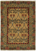 The Essex Hand Knotted Wood Rug | PC-55A, overhead flat view