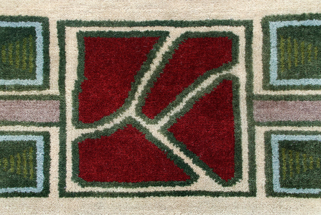 The Rose Hand Knotted Wool Rug | PC-59A