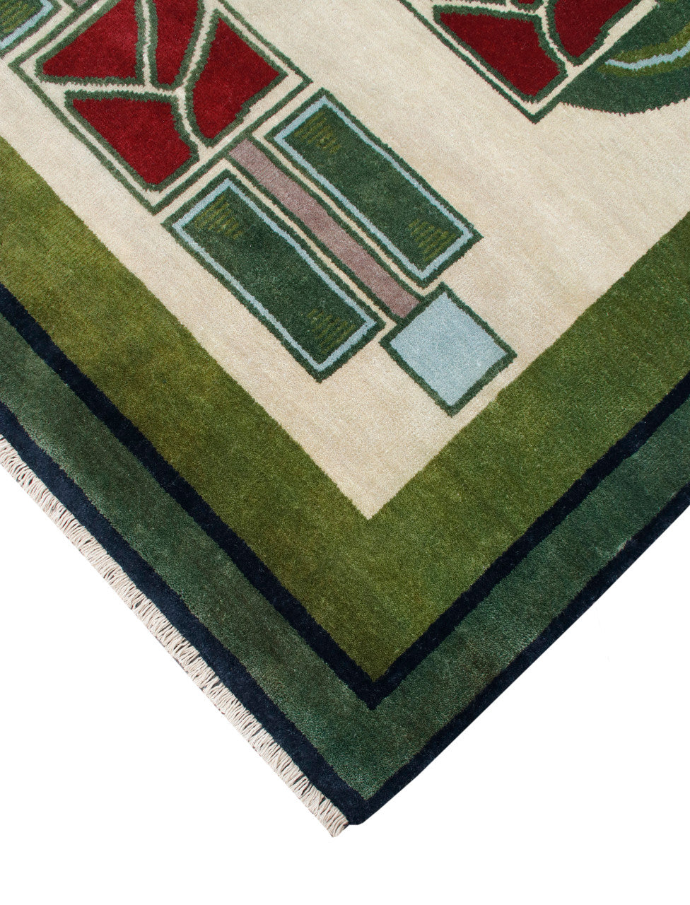 The Rose Hand Knotted Wool Rug | PC-59A