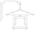Pagoda Wall Bracket PDB-17