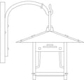 Pagoda Wall Bracket PDB-9