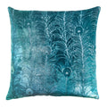 Peacock Feather Velvet Pillow By Kevin O'Brien Studio