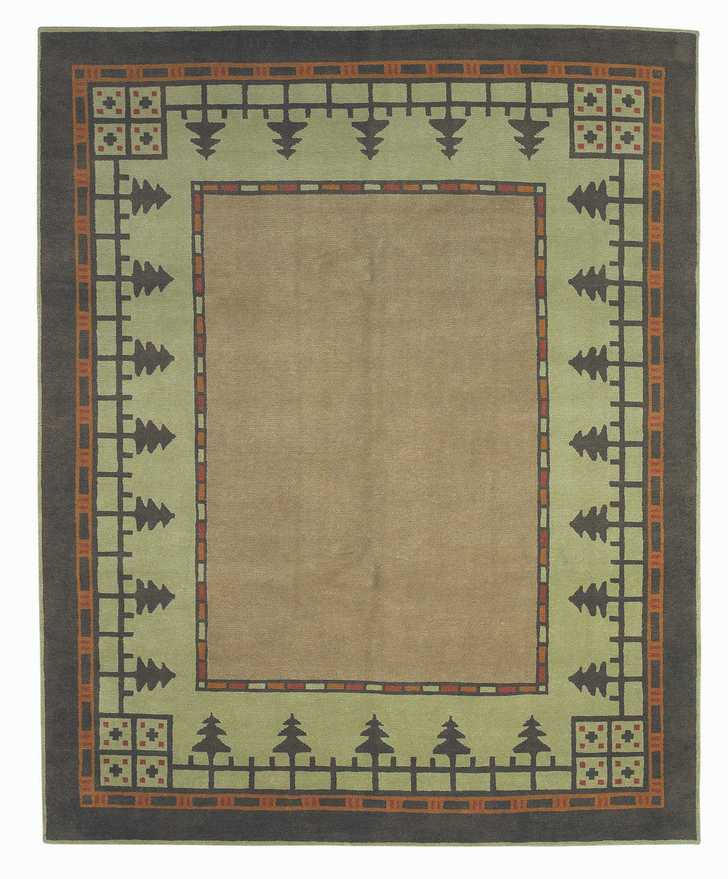 Craftsman Pine Forest Meadow Rug