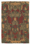 Craftsman Poppies Rug