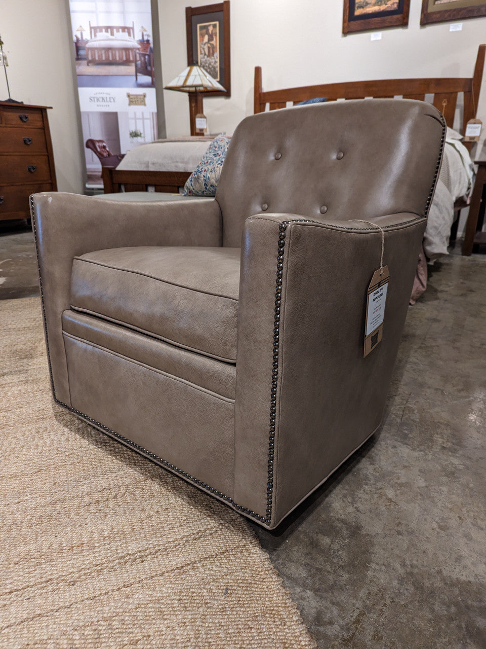 Blowing Rock Swivel Glider by Stickley - In Stock