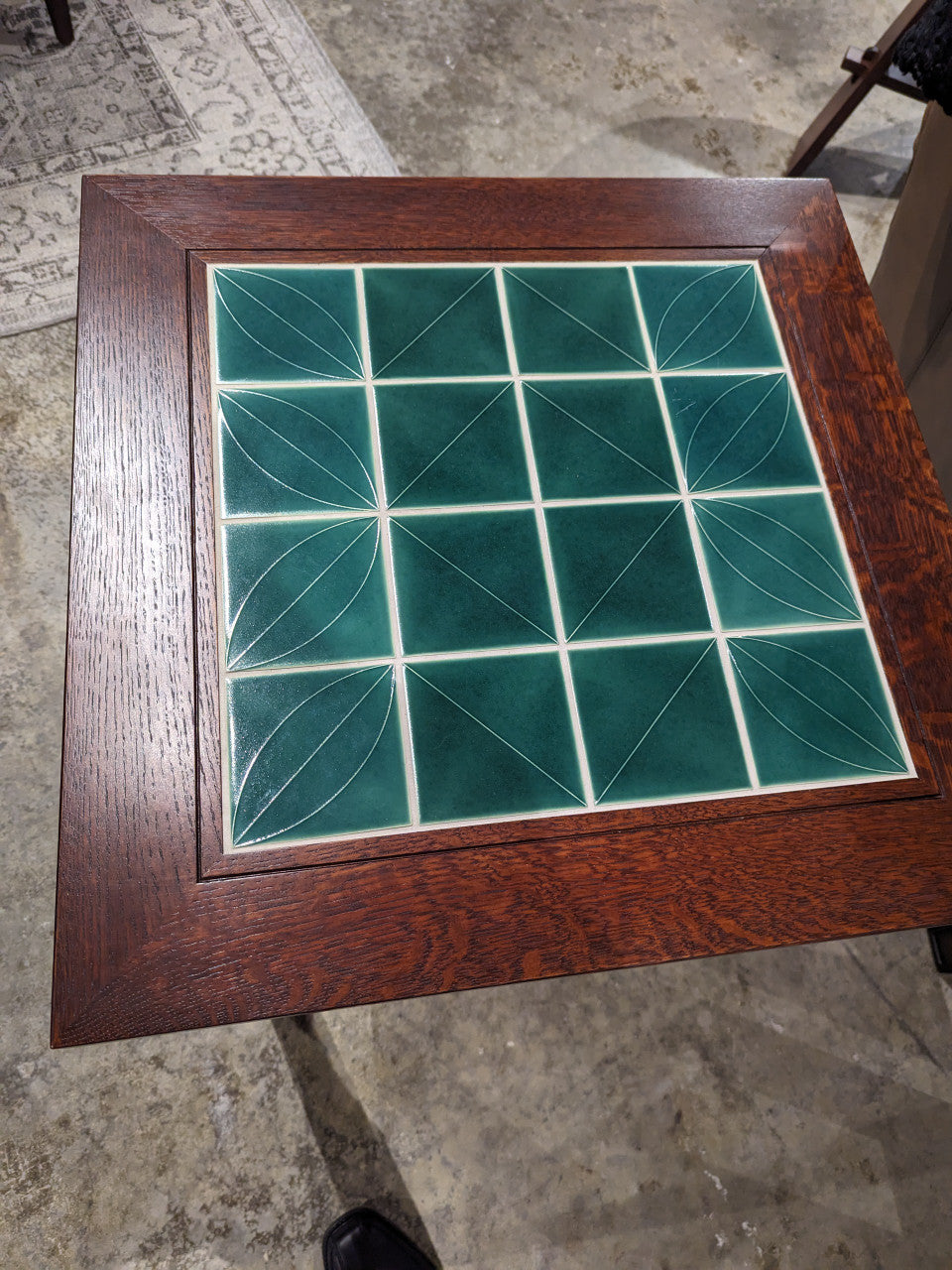 Tile Top End Table by Stickley - In Stock
