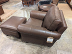 Arlington Chair and Ottoman by  Stickley
