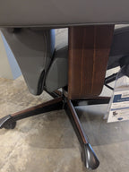 Stressless Wing Office Chair in Paloma Metal Grey Leather - In Stock