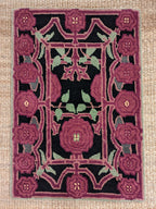 Donegal Rose Obsidian 2x3 Tiger Rug