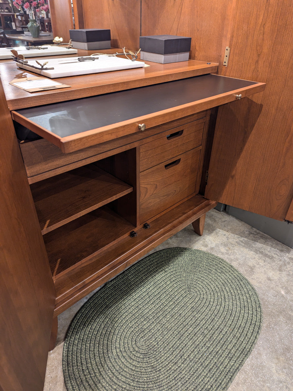 Martine Arced Bar Cabinet by Stickley - In Stock