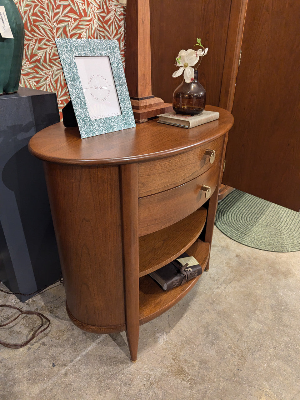 Martine Oval Nightstand by Stickley - In Stock