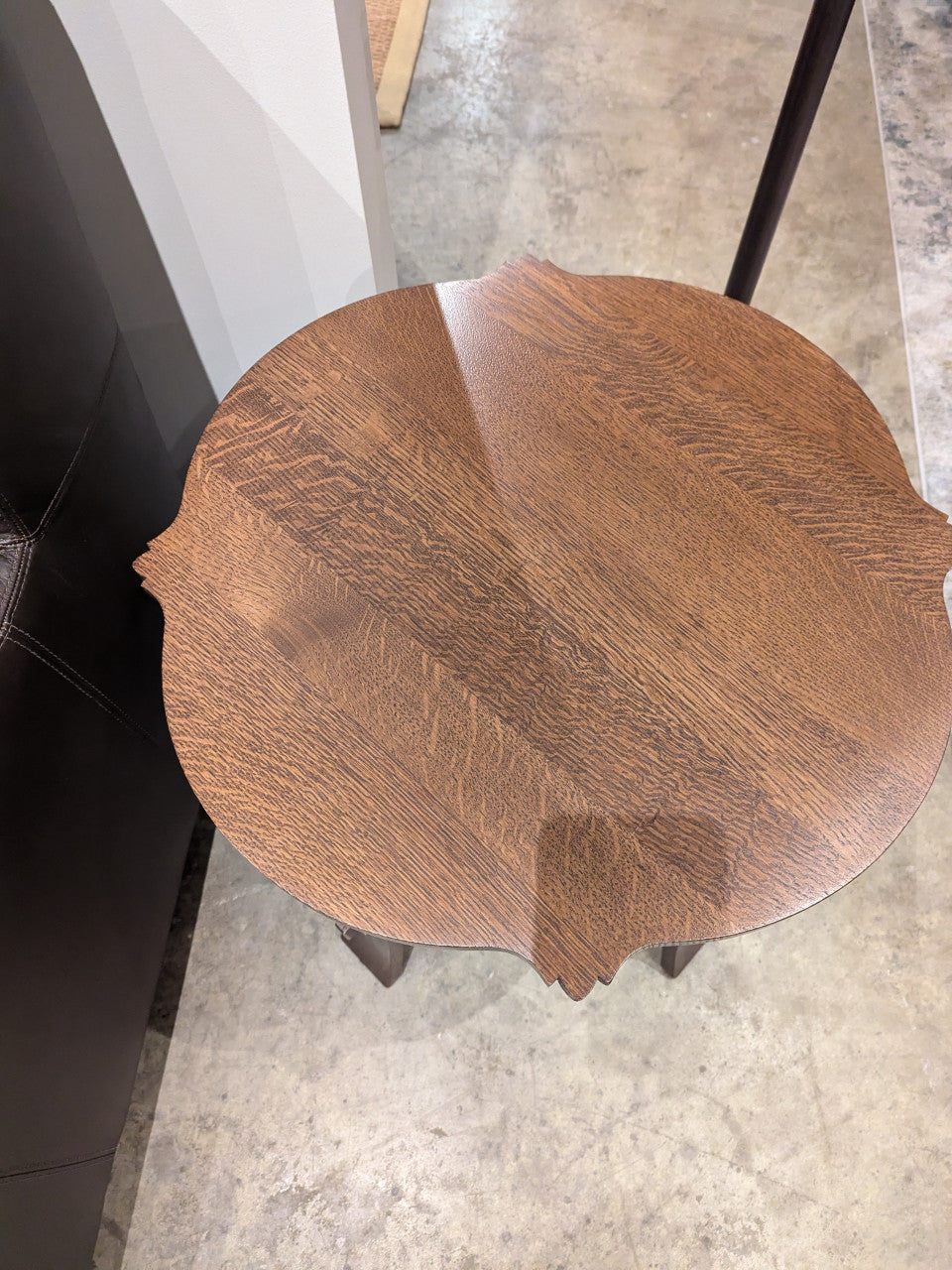 Top view of Stickley tea table. 