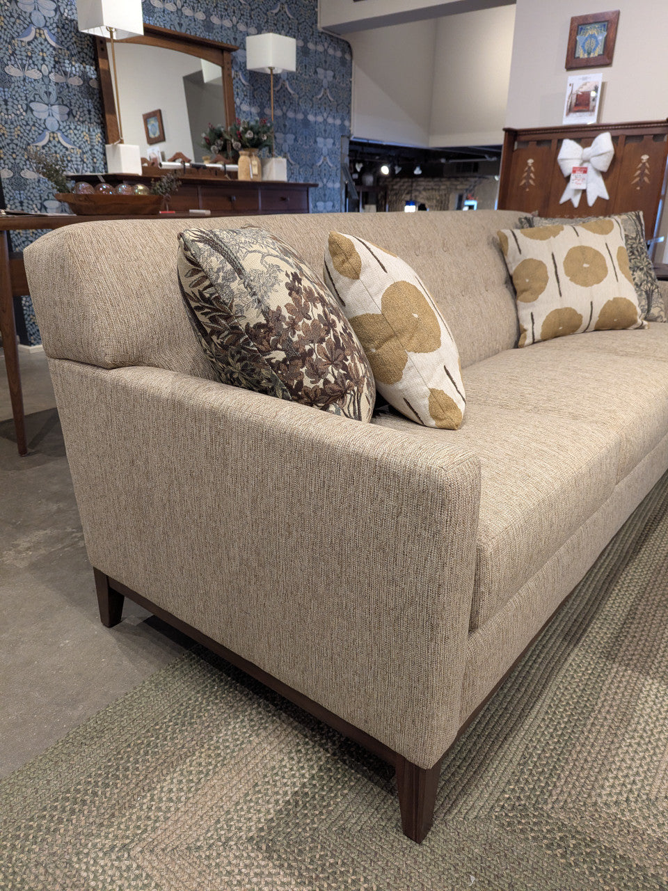 Walnut Grove Tufted-Back Sofa by Stickley - In Stock