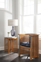 Stickley Park Slope Round End Table