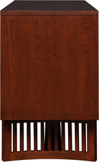 Side view of sideboard. 