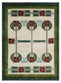 The Rose Hand Knotted Wool Rug | PC-59A