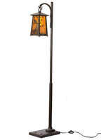 Baldwin Peacock in Tree Hook Arm Floor Lamp