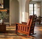 Bow Arm Rocker with Loose Cushion by Stickley - Promo