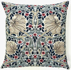 William Morris Pimpernel English Deco Tapestry Pillow
