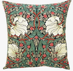 William Morris Pimpernel Green Tapestry Pillow