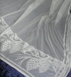 Pine Cone Lace Curtain Panel