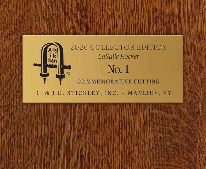 2026 Collector Edition LaSalle Rocker with Plaque by Stickley