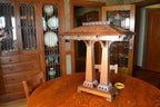 Prairie Craftsman Double Pedestal Table Lamp
