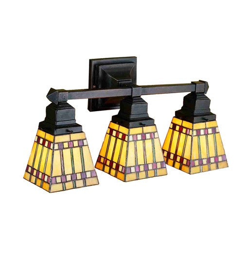 20" Wide Prairie Corn 3 Light Vanity Light