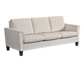 Baltimore sofa in light gray on a white background