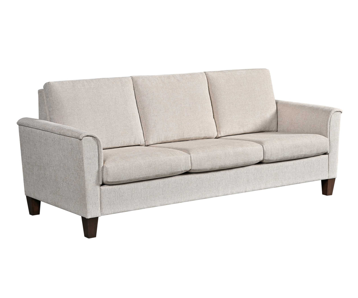 Baltimore sofa in light gray on a white background