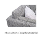 closeup of sectional detail