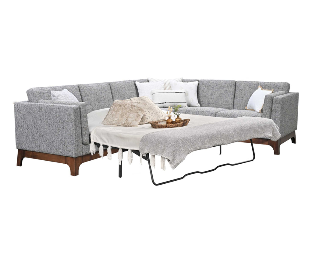 sectional with the sleeper option