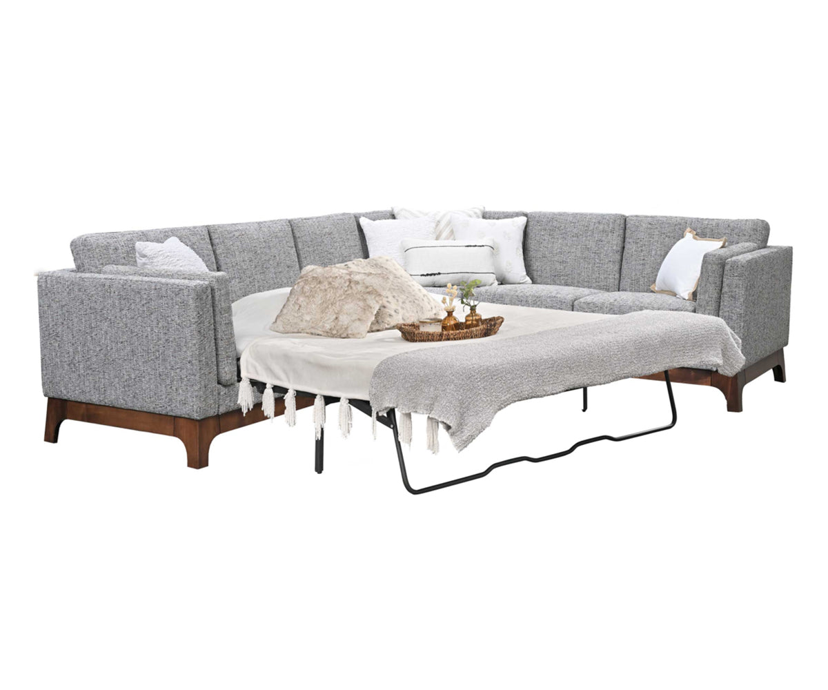 sectional with the sleeper option