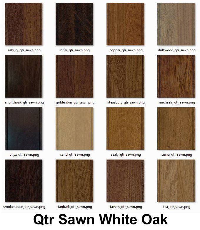 Wood Samples Quartersawn White Oak