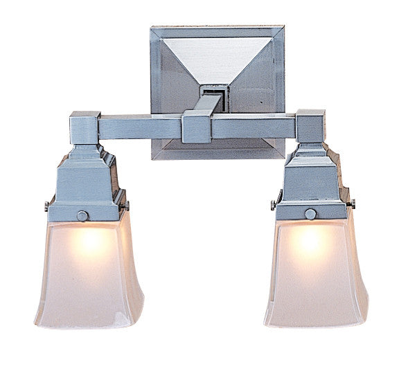 Ruskin Two Light Sconce with Art Glass Shades RS-2